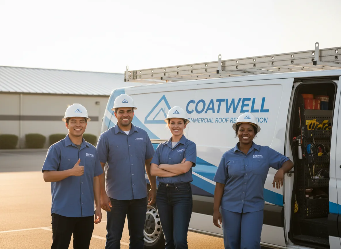 Commercial roof coating company in Welch, OK